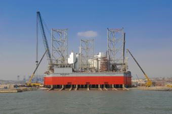 Offshore Oil 942-1 Structure, ...