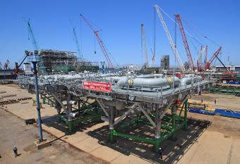 澳大利亚 Wheatstone LNG Tank 模块建造项...